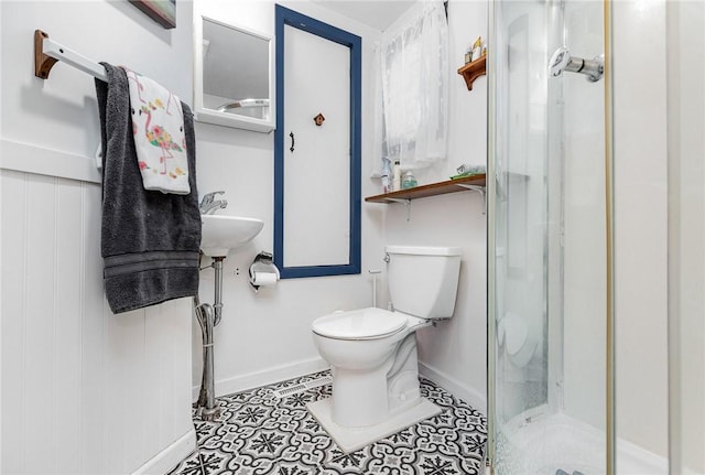 8479 Princeton St, Richmond, NY 14471 - bathroom featuring a stall shower and tile patterned flooring