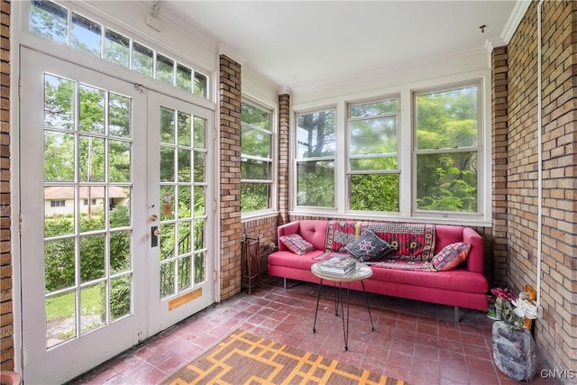 151 Edgehill Rd, Syracuse, NY 13224 - sunroom / solarium with french doors and an outdoor living space