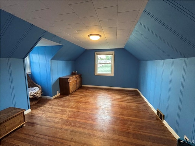 301 Loma Ave, Syracuse, NY 13208 - additional living space with hardwood / wood-style floors and lofted ceiling