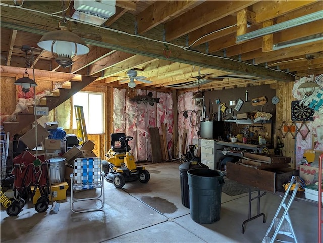 12941 Hillcrest Dr, Carlton, NY 14411 - basement featuring stairway