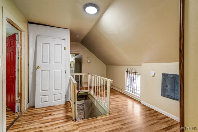 86 Deshler St, Buffalo, NY 14212 - additional living space with light wood-style floors and lofted ceiling