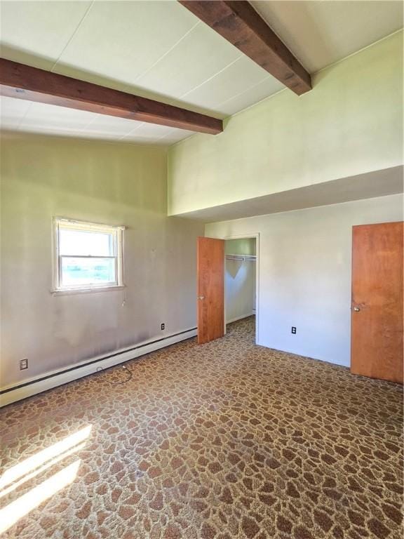 34 Crestview Dr W, Southport, NY 14871 - spare room with a baseboard heating unit and stone finish flooring