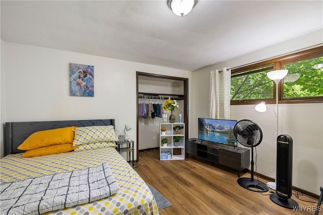1004 19th St, Niagara Falls, NY 14301 - bedroom featuring wood finished floors and a closet