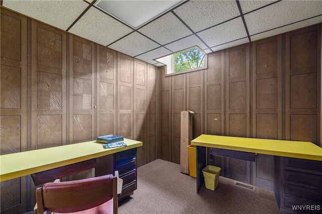 700 Pine Ave, Niagara Falls, NY 14301 - carpeted office space featuring a paneled ceiling