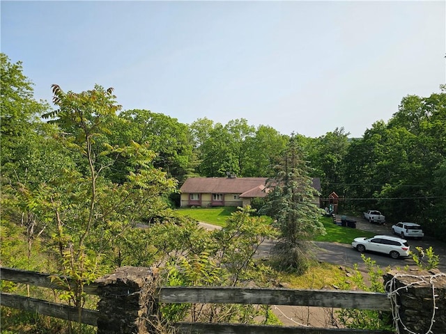 818 Larchmont Cir, Elmira, NY 14905 - view of front of house with a view of trees