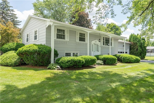 6 Meadowbrook Ter, North Dansville, NY 14437 - bi-level home with a front lawn