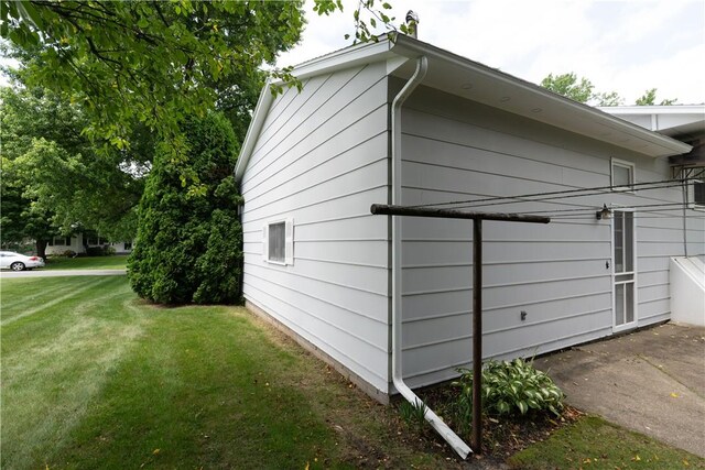 6 Meadowbrook Ter, North Dansville, NY 14437 - view of home's exterior with a lawn