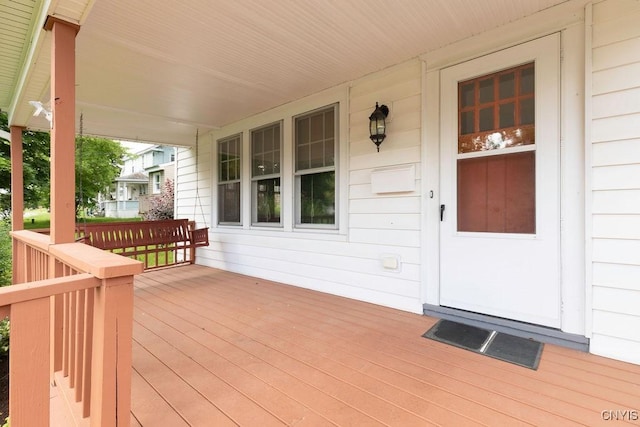 217 Mackay Ave, Camillus, NY 13219 - view of wooden porch