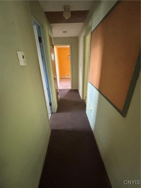 6473 Wembridge Dr, Dewitt, NY 13057 - corridor featuring dark colored carpet
