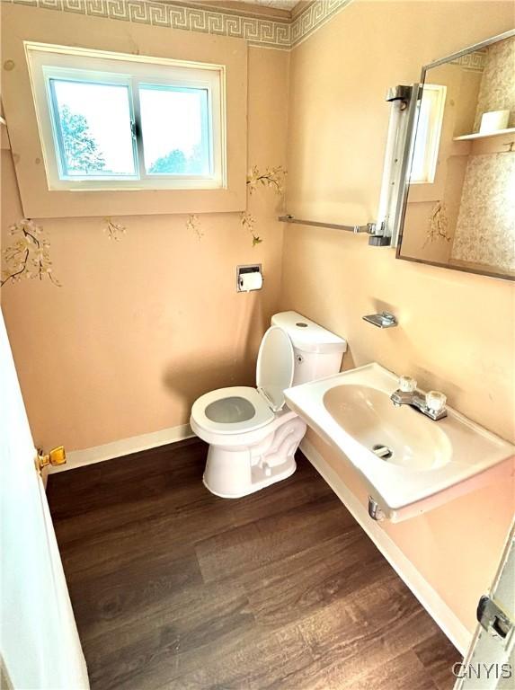 6473 Wembridge Dr, Dewitt, NY 13057 - bathroom featuring wood finished floors