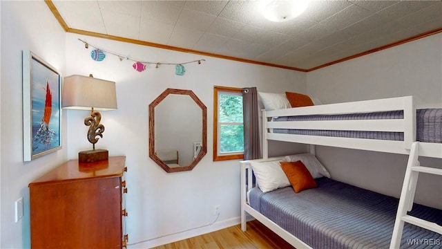 15794 W Lake Rd, Pulteney, NY 14874 - bedroom featuring ornamental molding and wood finished floors