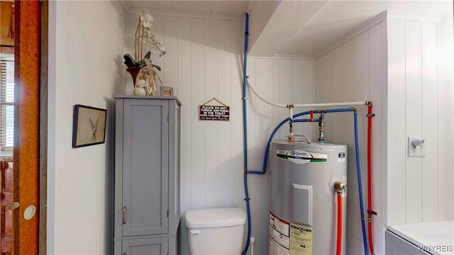 15794 W Lake Rd, Pulteney, NY 14874 - utility room featuring electric water heater