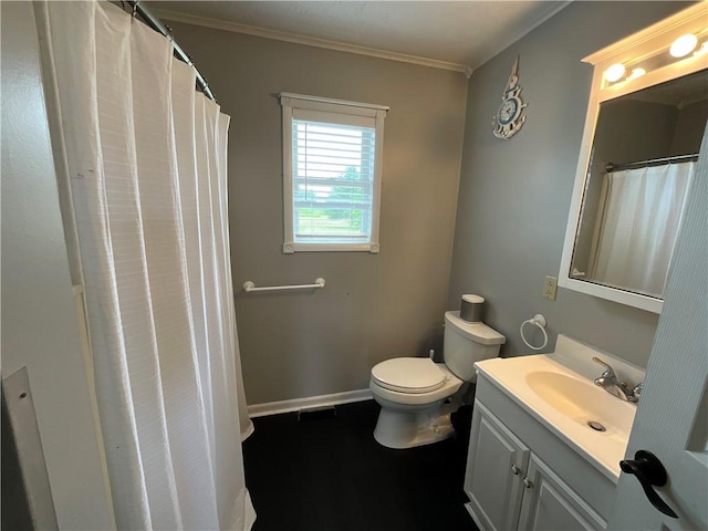 13810 Waterport Carlton Rd, Carlton, NY 14411 - bathroom with vanity and crown molding