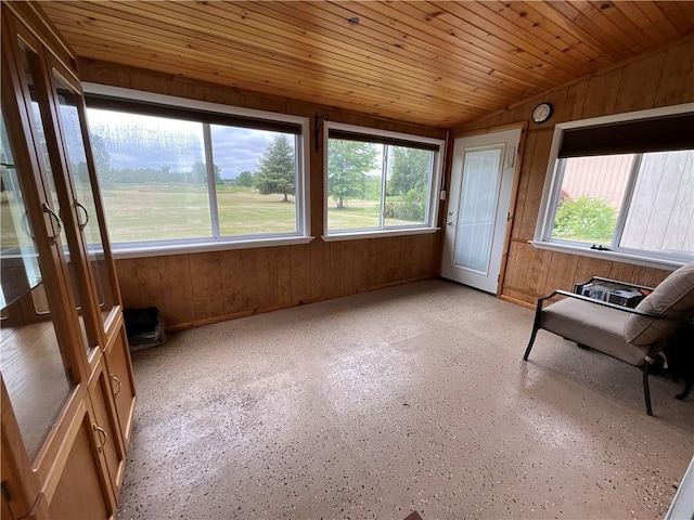 13810 Waterport Carlton Rd, Carlton, NY 14411 - unfurnished sunroom with vaulted ceiling and healthy amount of natural light