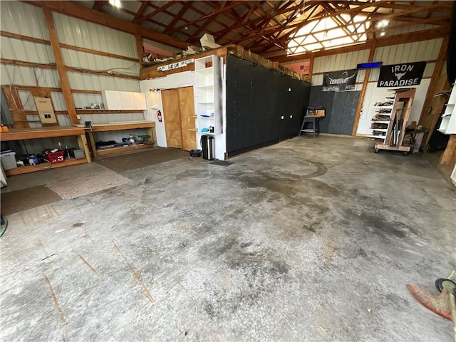 13810 Waterport Carlton Rd, Carlton, NY 14411 - garage featuring metal wall