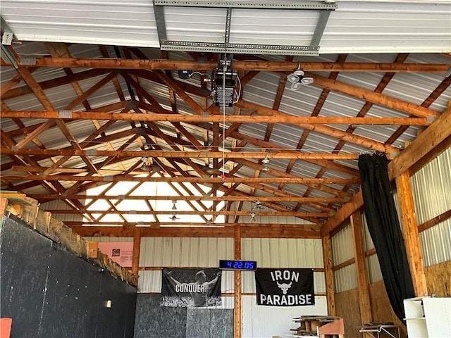 13810 Waterport Carlton Rd, Carlton, NY 14411 - garage featuring metal wall