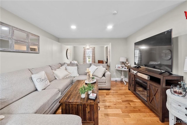 150 E Hawthorne Way, Sullivan, NY 13037 - living area with light wood-style floors and recessed lighting
