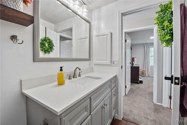 150 E Hawthorne Way, Sullivan, NY 13037 - bathroom featuring vanity and wood finished floors