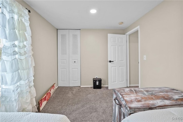 150 E Hawthorne Way, Sullivan, NY 13037 - carpeted bedroom with a closet and recessed lighting