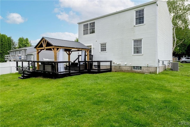 150 E Hawthorne Way, Sullivan, NY 13037 - rear view of property featuring a gazebo