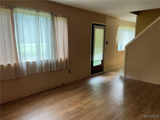 1300 Cain Rd, Porter, NY 14174 - unfurnished room featuring wood finished floors
