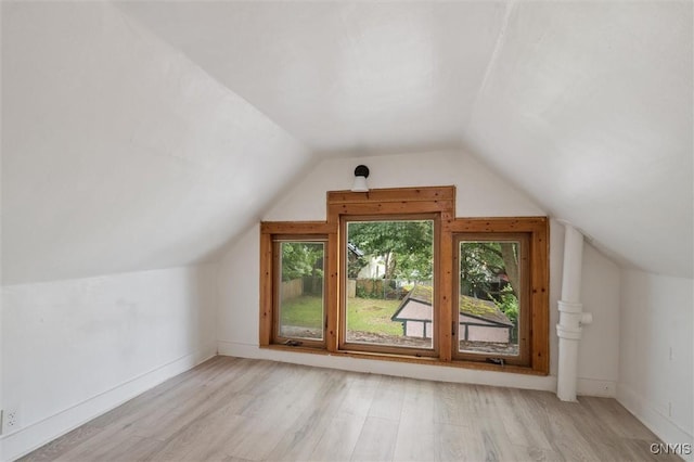 364 S 6th St, Fulton, NY 13069 - additional living space with light wood-style flooring and lofted ceiling