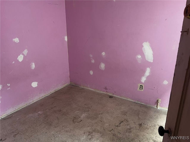 506 Glenwood Ave, Buffalo, NY 14208 - unfurnished room featuring unfinished concrete floors