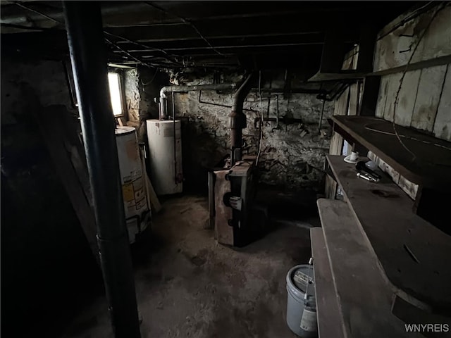506 Glenwood Ave, Buffalo, NY 14208 - below grade area with gas water heater
