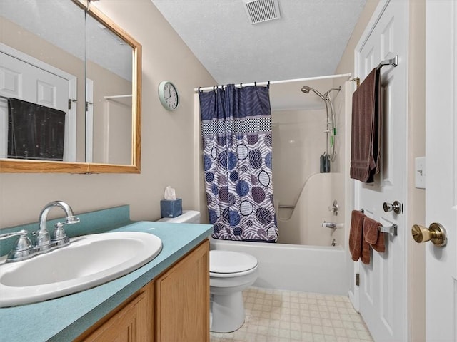 54 Flower Dale Cir, Greece, NY 14626 - full bath with vanity, shower / tub combo with curtain, and tile patterned floors
