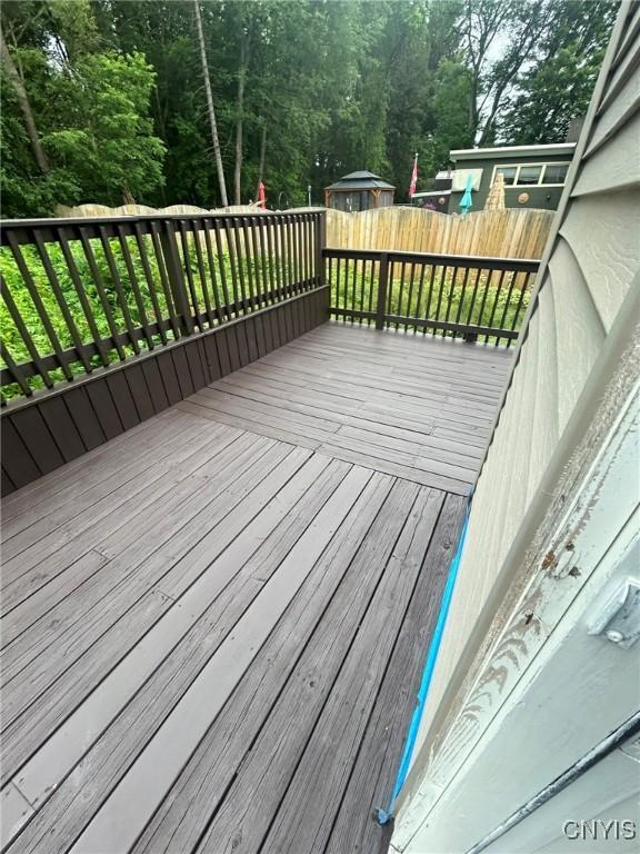 24 Elm St, Whitestown, NY 13492 - view of wooden terrace