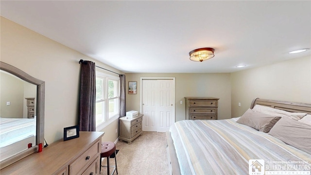 12483 Sawmill Run Rd, South Valley, NY 14738 - bedroom with light carpet and a closet