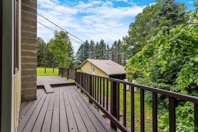 2361 E Hill Rd, Preble, NY 13077 - view of wooden deck