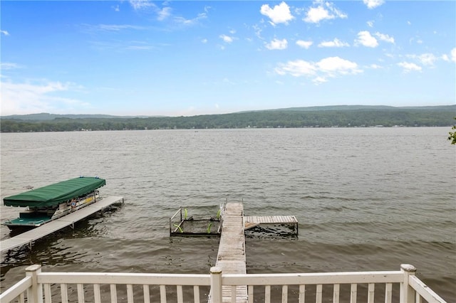 5107 County Road 36, Richmond, NY 14471 - dock area with a water view