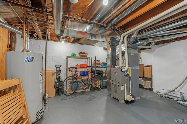 312 S Orchard Rd, Geddes, NY 13219 - unfinished below grade area featuring gas water heater and heating unit