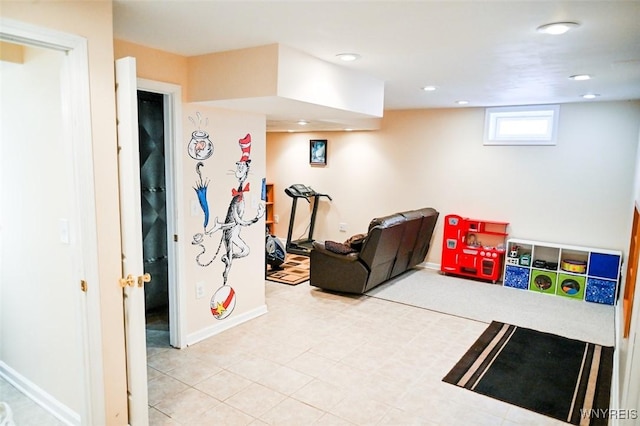 107 Naymik Dr, Sullivan, NY 13037 - playroom with baseboards and recessed lighting
