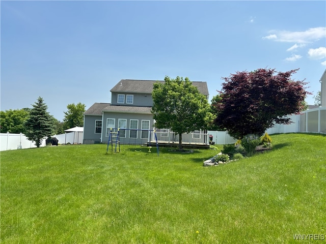 107 Naymik Dr, Sullivan, NY 13037 - rear view of property featuring a fenced backyard