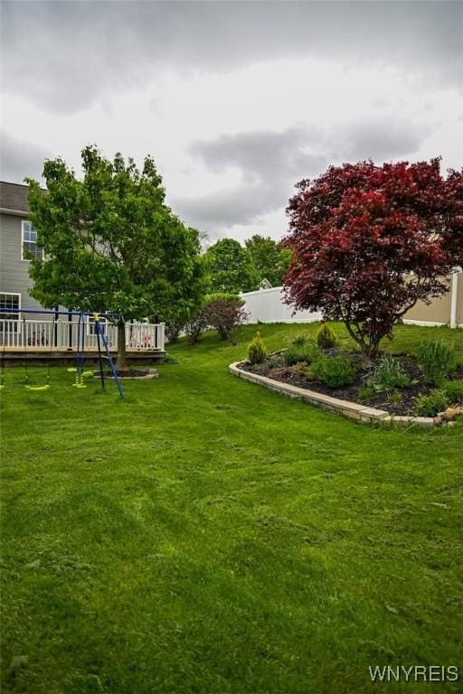 107 Naymik Dr, Sullivan, NY 13037 - view of yard with a deck
