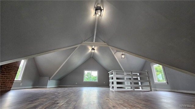 726 S Main St, Shelby, NY 14103 - bonus room featuring wood finished floors and lofted ceiling