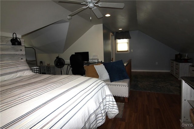 218 S Terry Rd, Geddes, NY 13219 - bedroom featuring wood finished floors and vaulted ceiling