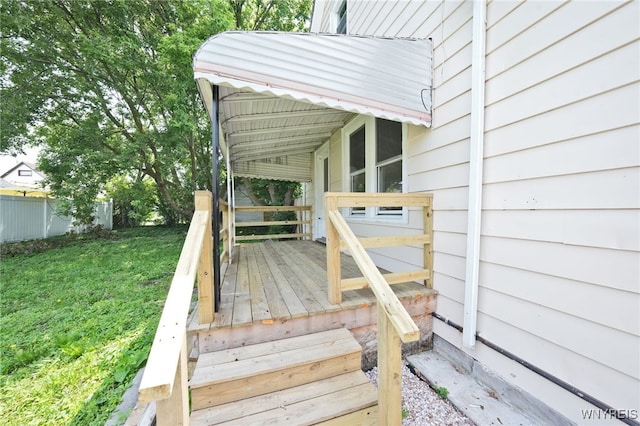 50 Avery Pl, Cheektowaga, NY 14225 - view of wooden terrace