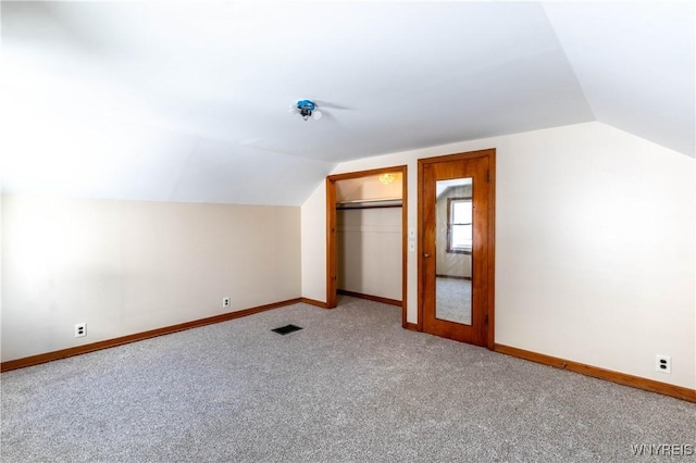192 Culver Rd, Buffalo, NY 14220 - additional living space with vaulted ceiling and carpet