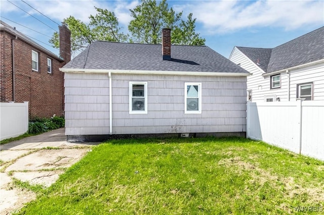 192 Culver Rd, Buffalo, NY 14220 - rear view of property with a chimney and roof with shingles