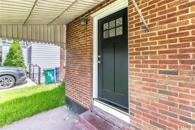 192 Culver Rd, Buffalo, NY 14220 - property entrance with brick siding