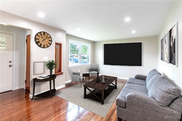 192 Culver Rd, Buffalo, NY 14220 - living room with wood finished floors and recessed lighting