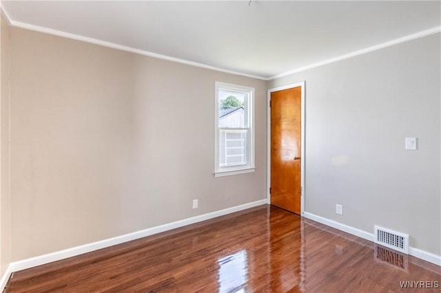 192 Culver Rd, Buffalo, NY 14220 - empty room with crown molding and wood finished floors
