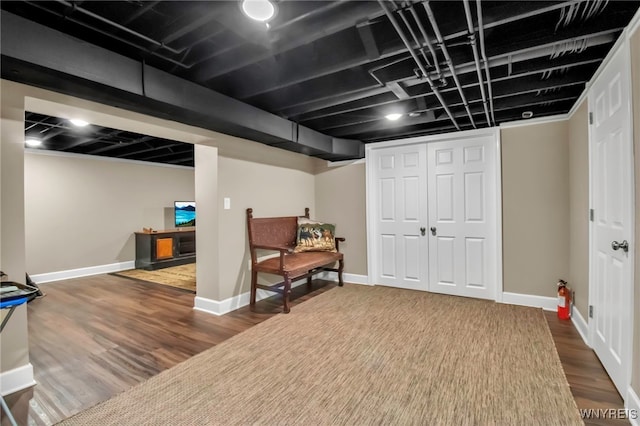 6290 Emily Ct, Clarence, NY 14032 - finished below grade area with wood finished floors
