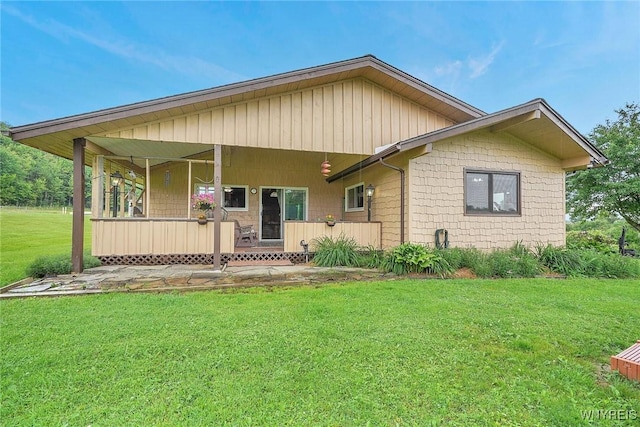 6557 Boberg Rd, Ashford, NY 14171 - view of front of house featuring a front yard and a porch