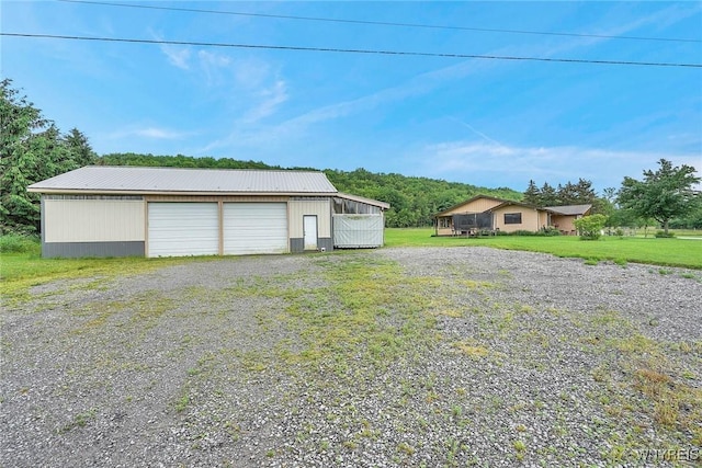 6557 Boberg Rd, Ashford, NY 14171 - view of detached garage