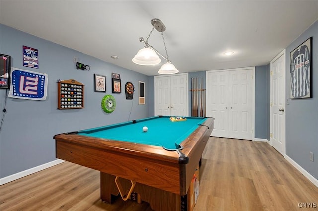 109 Hunt Valley Rd, Oneida-Inside, NY 13421 - recreation room with light wood-style flooring and pool table
