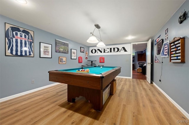 109 Hunt Valley Rd, Oneida-Inside, NY 13421 - game room featuring light wood finished floors and billiards table